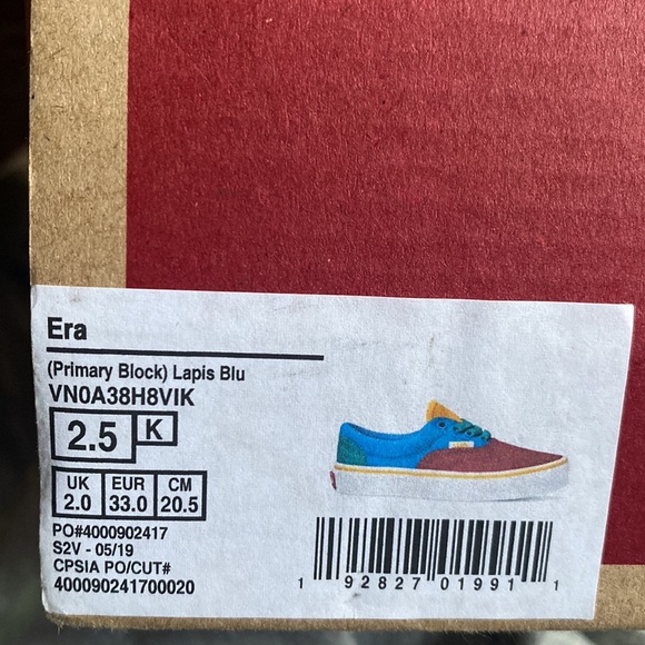 COLORFUL Kid Vans size 2.5 - Picture 15 of 15